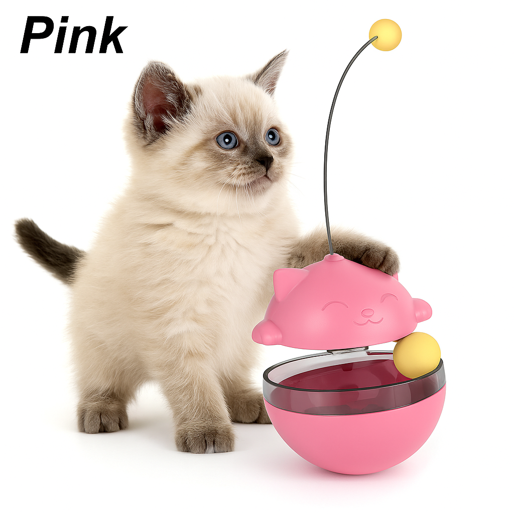 Cat Treat Dispenser Toy - Chat'Culbuto™
