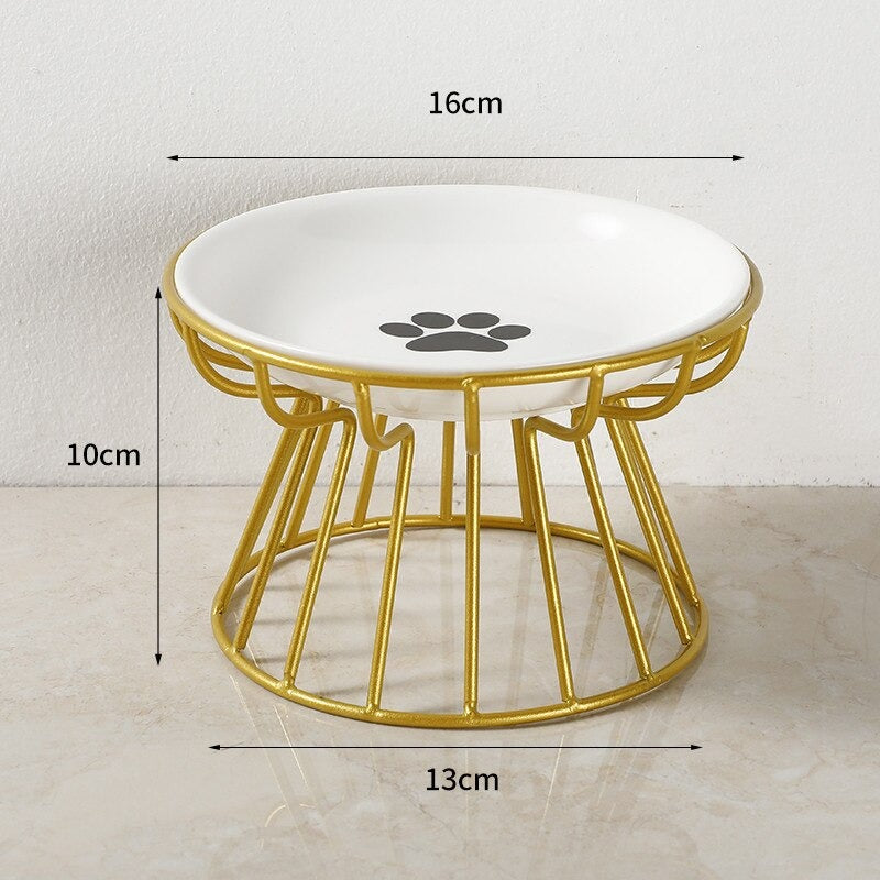 Gamelle pour chat réhaussée