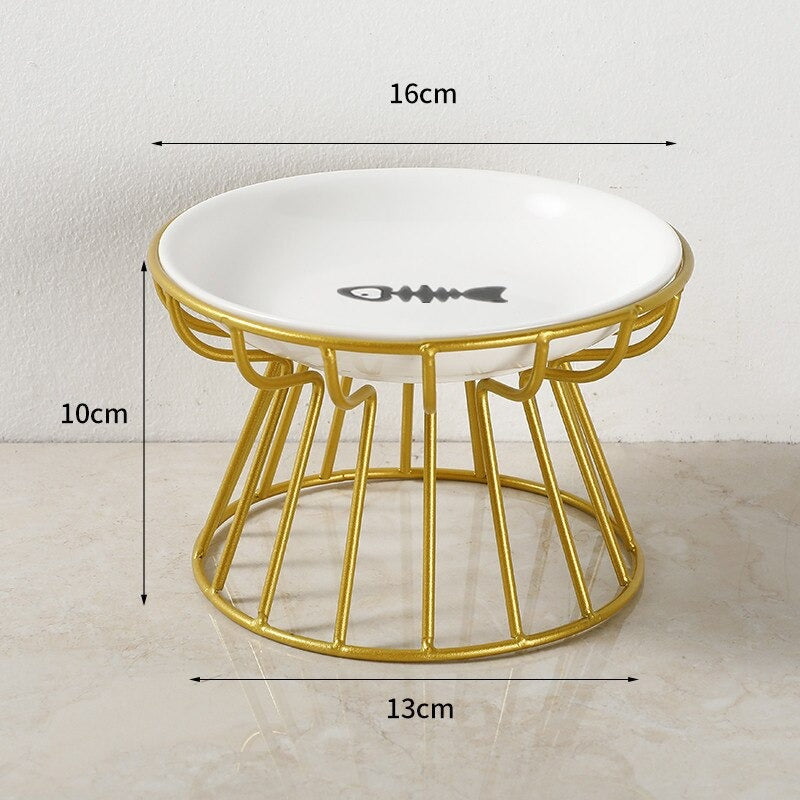 Gamelle pour chat réhaussée