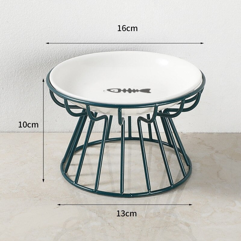 Gamelle pour chat réhaussée
