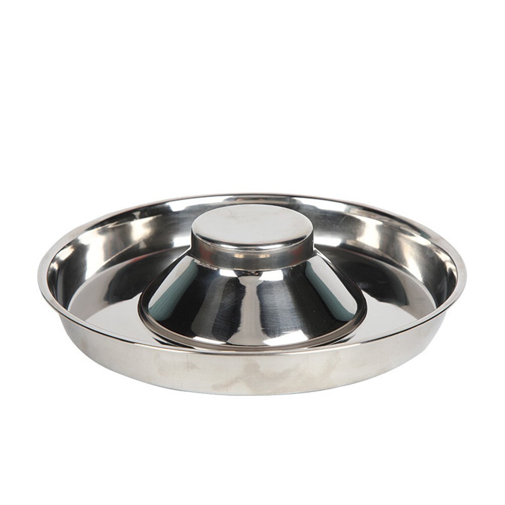 Gamelle anti glouton en inox