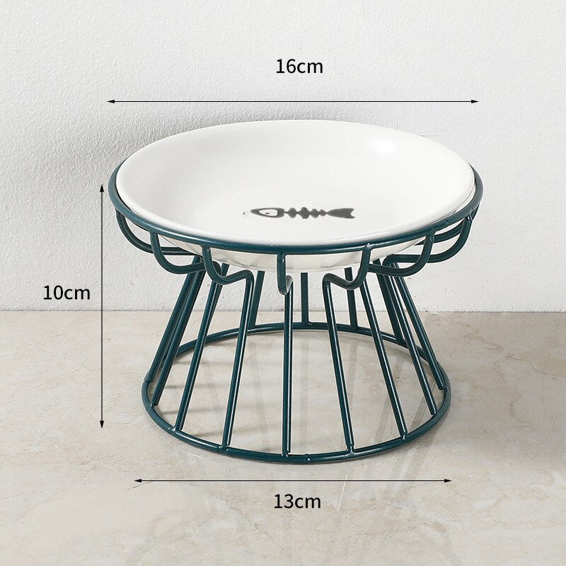 Gamelle pour chat réhaussée