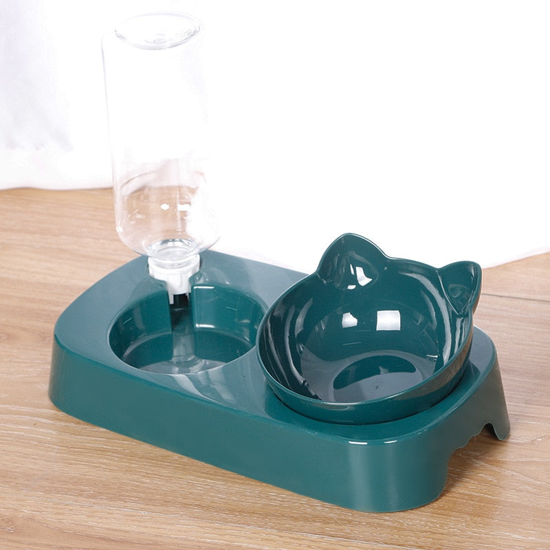 Gamelle avec réservoir pour chat