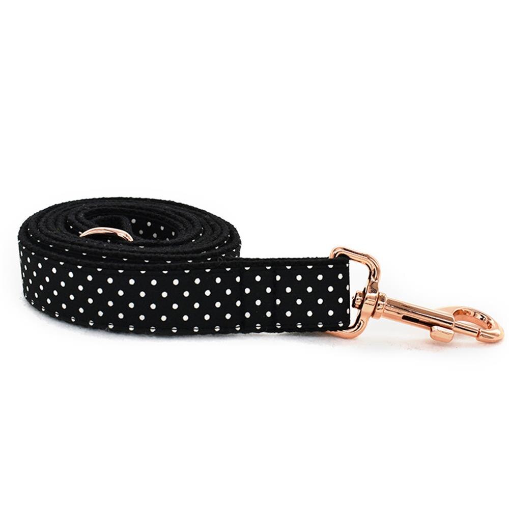 Collier chien avec motifs à pois personnalisable