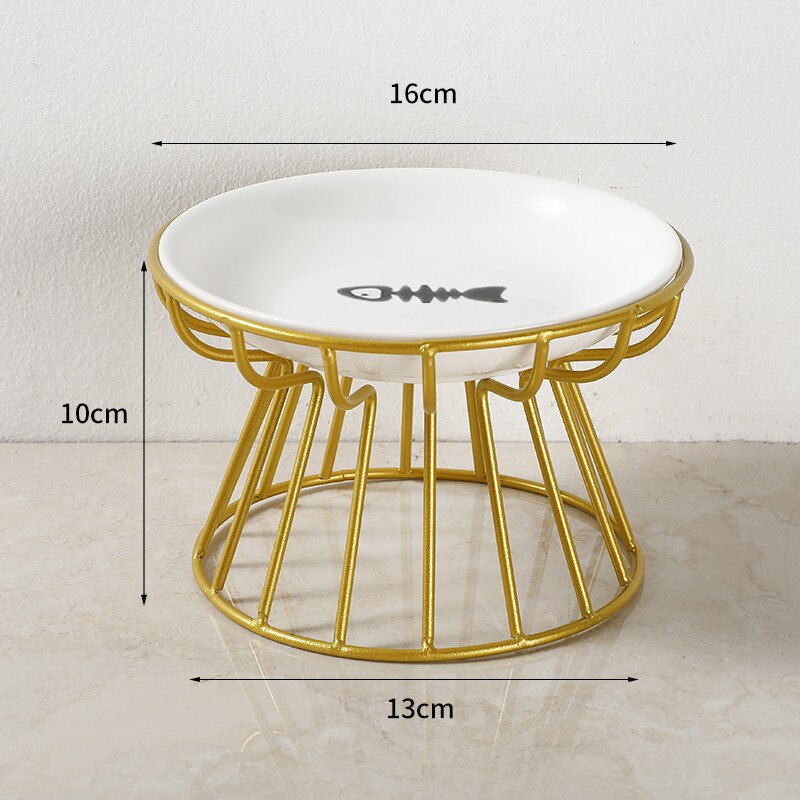 Gamelle pour chat réhaussée