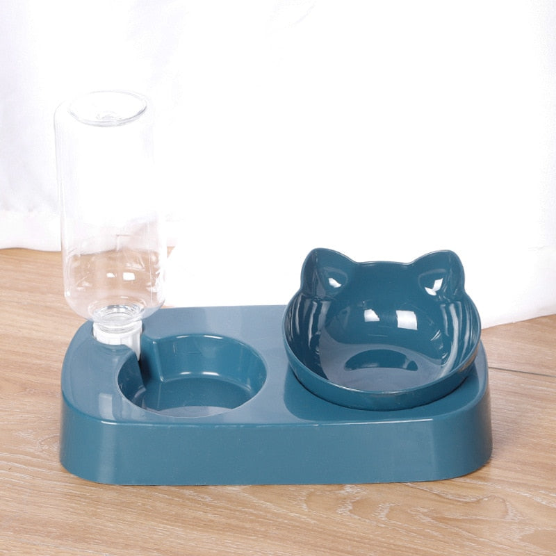 Gamelle avec réservoir pour chat