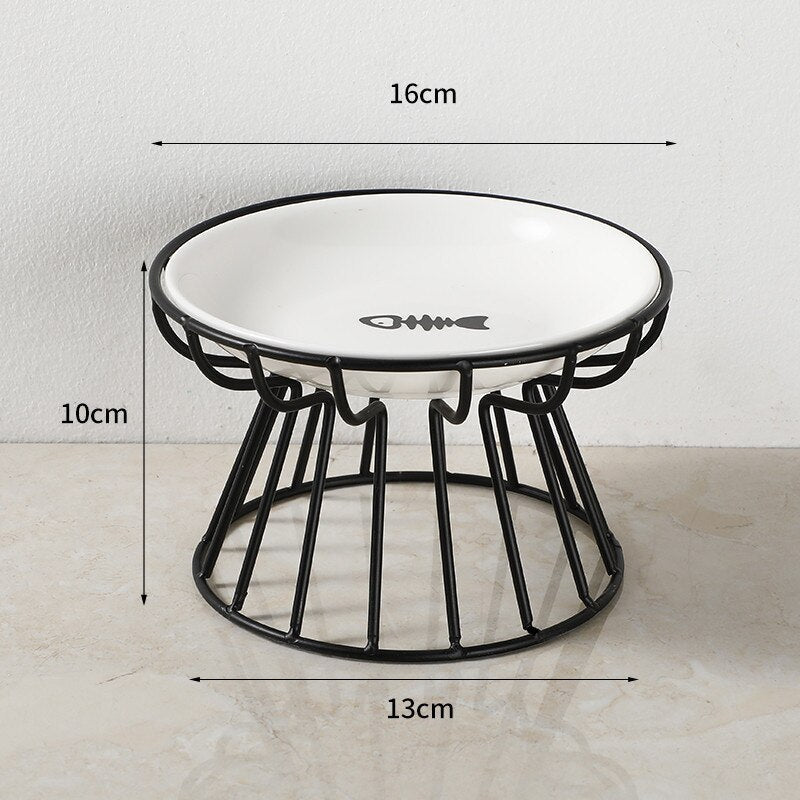 Gamelle pour chat réhaussée