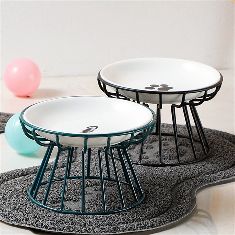 Gamelle pour chat réhaussée