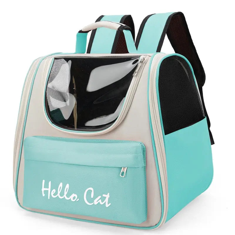 Sac à dos de transport respirant pour chat