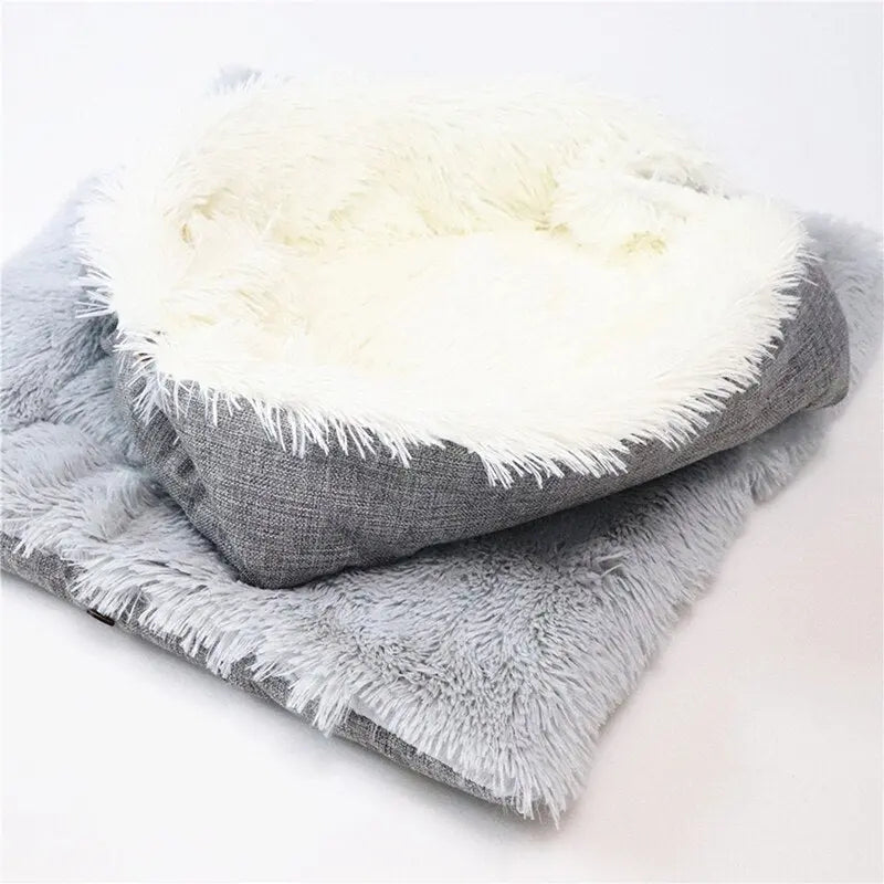 Tapis lit pour chat en velours