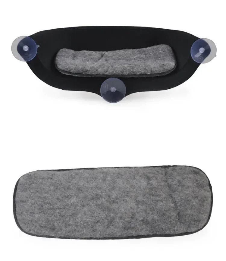 Hanging bed with suction cups for cats - Hamac-Fenêtre-Chat™