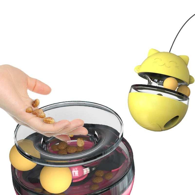 Cat Treat Dispenser Toy - Chat'Culbuto™
