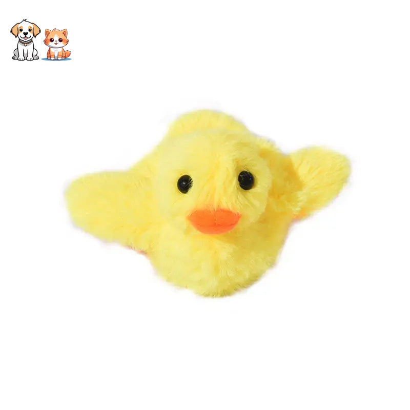 Jouet canard en peluche électrique pour chats