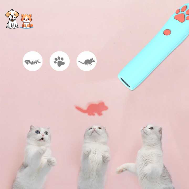 Three Style Interactive LED Laser Cat Toy