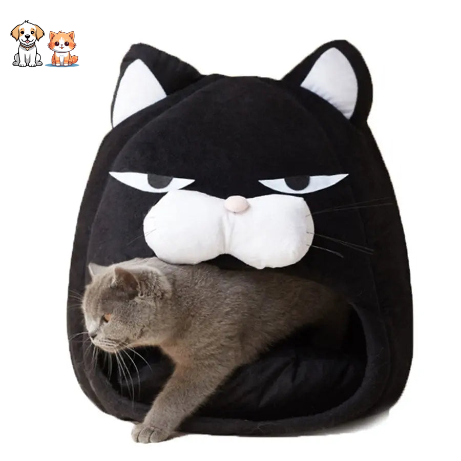 Cómoda cesta cueva para gatos
