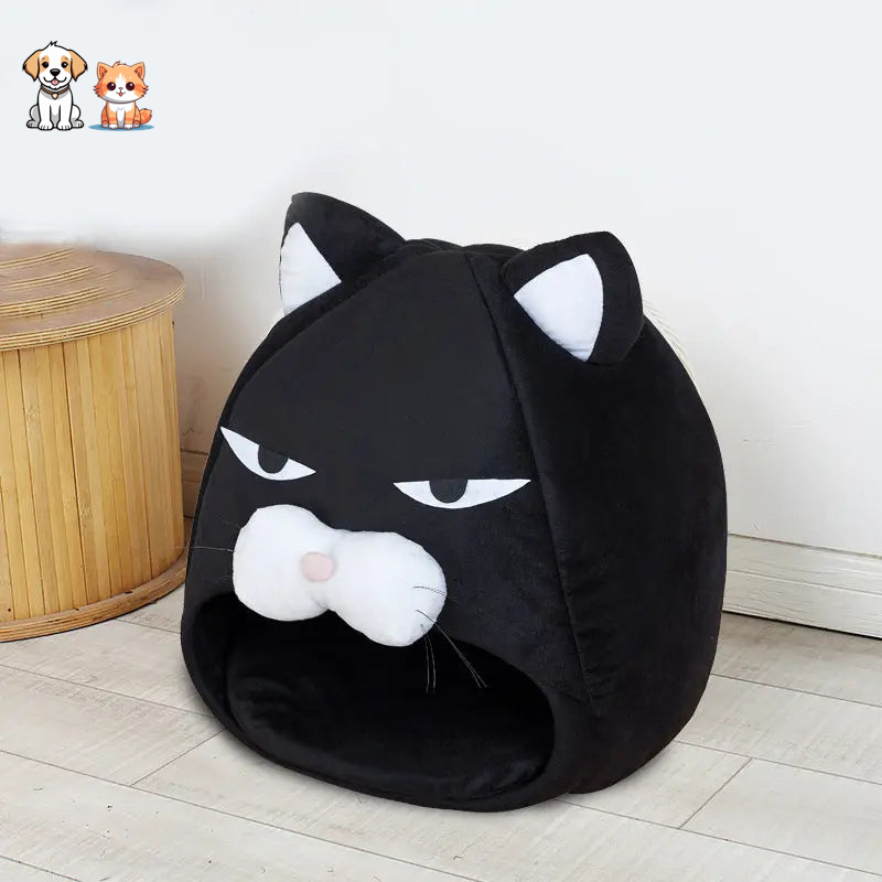 Cómoda cesta cueva para gatos