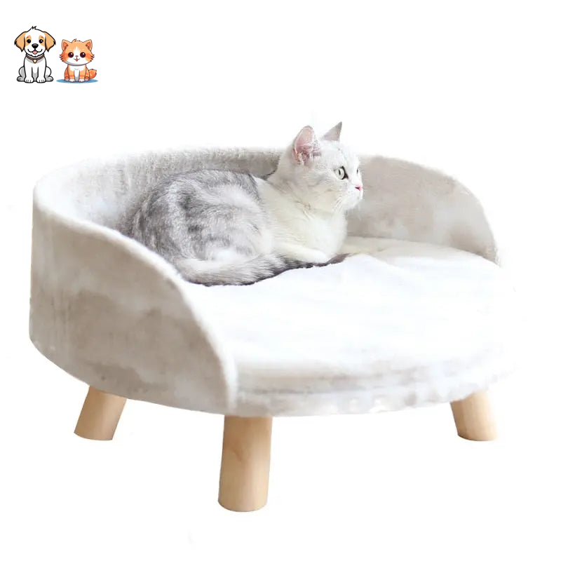 Warm, washable lambswool cat bed