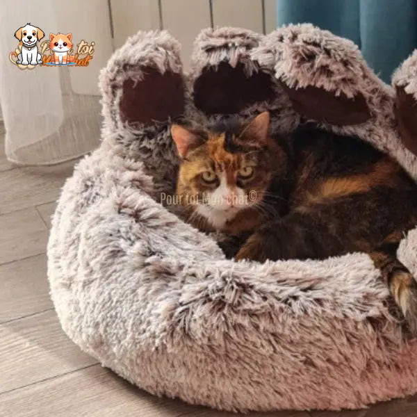CAMA DE GARRA DE OSO PARA GATO - TEDDYCAT™