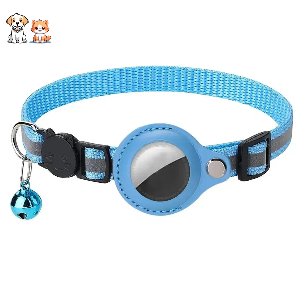 Anti-Escape Necklace with Bell and Airtag Slot