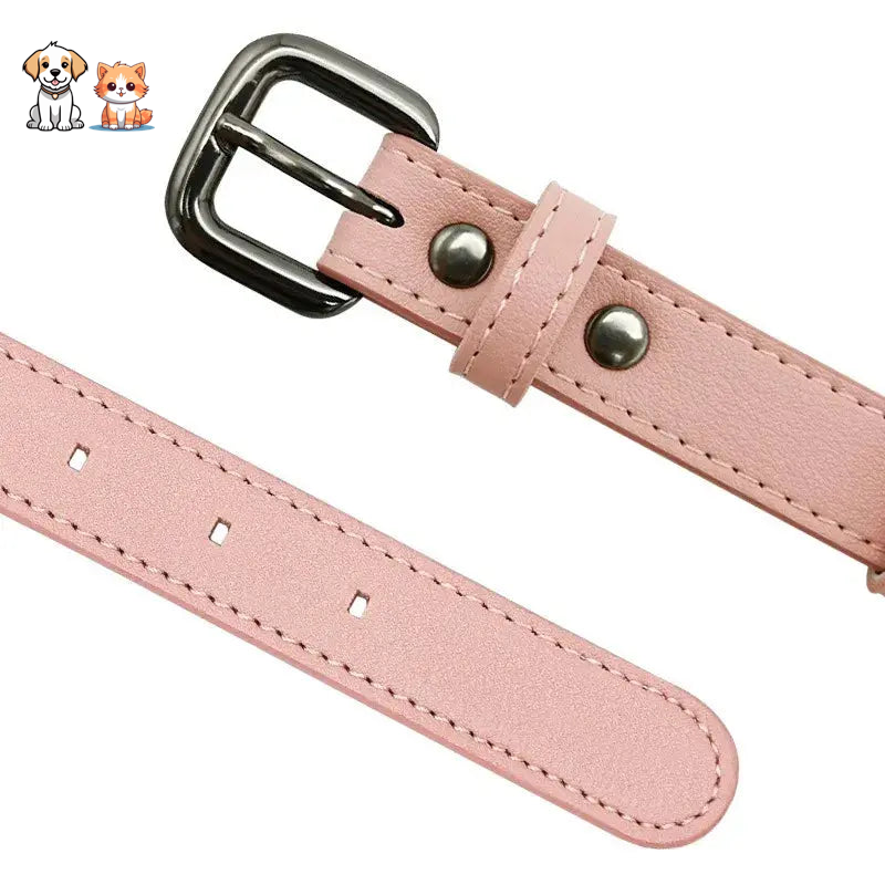 Anti-Strangulation Cat Collar with Airtag Slot in Silicone and Faux Leather