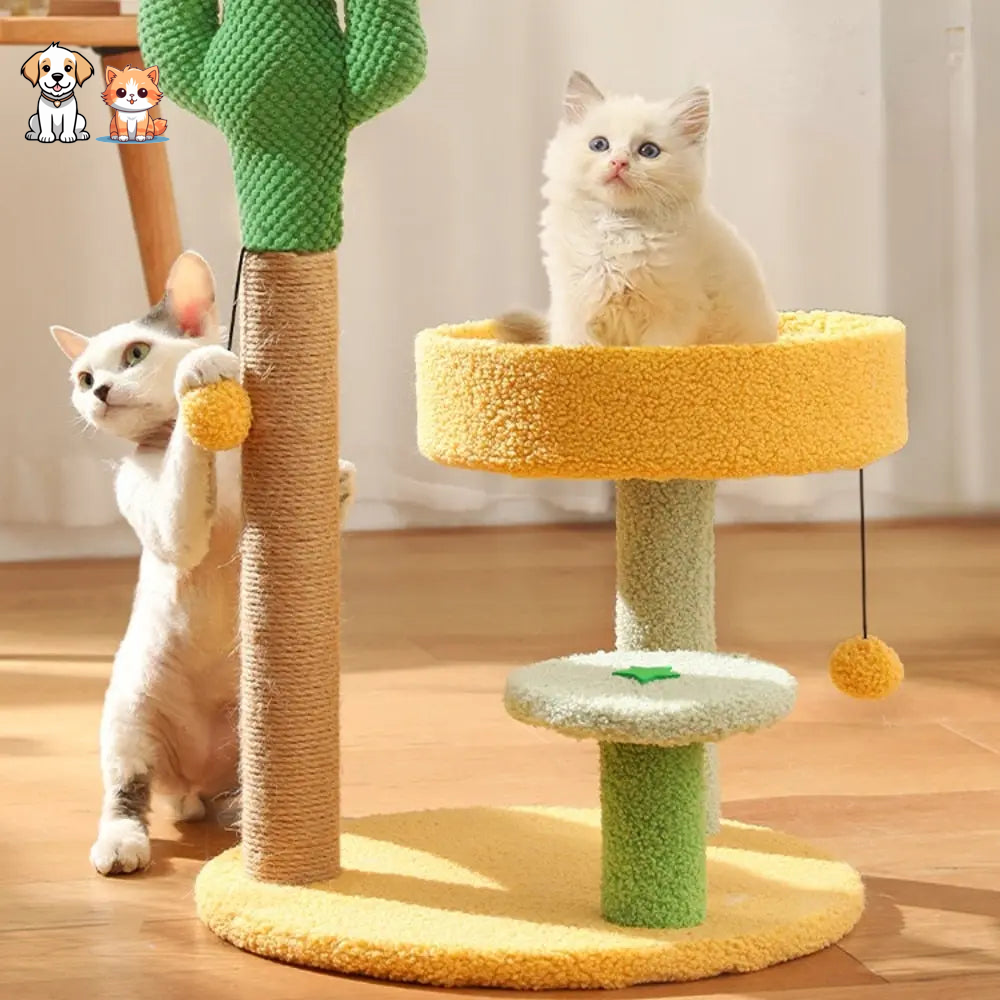 Cactus scratching board for cats