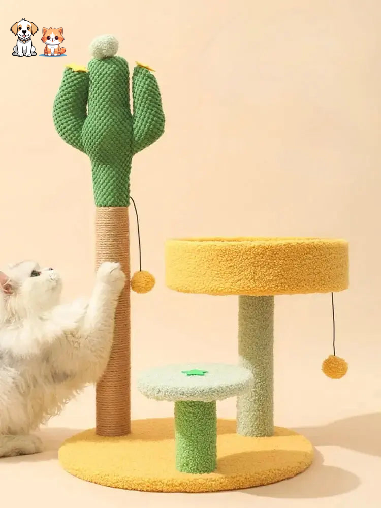 Cactus scratching board for cats