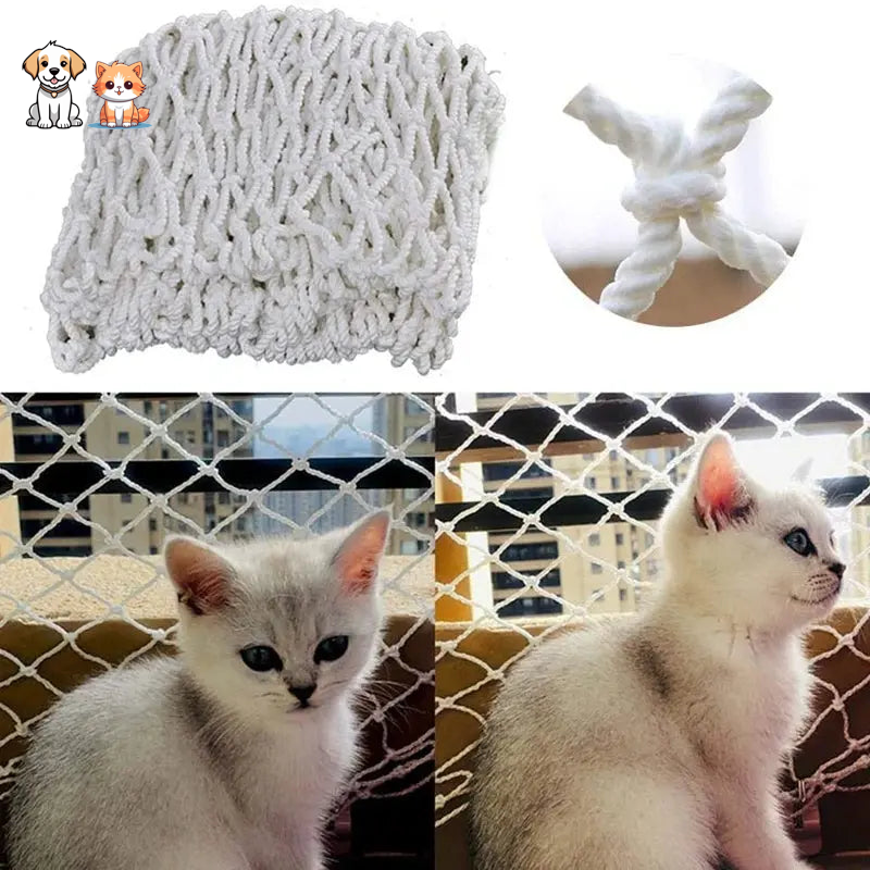 Filet de Protection Chat Robuste en Forme de Losange