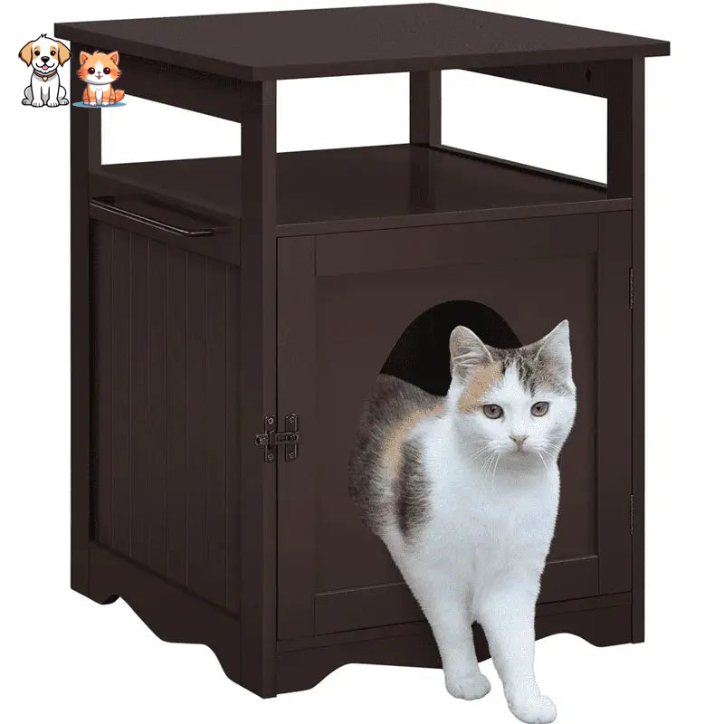Muebles de arena para gatos en forma de mesa auxiliar