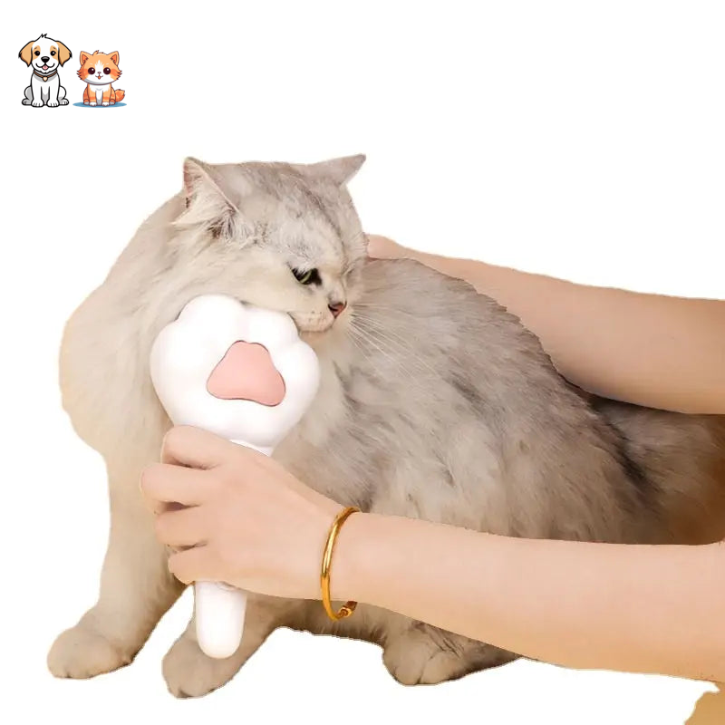 Cat Paw Shape Grooming Brush for Cat