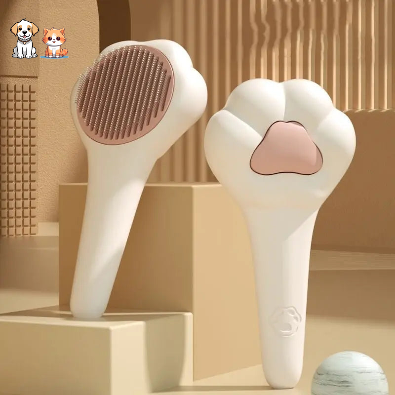 Cat Paw Shape Grooming Brush for Cat