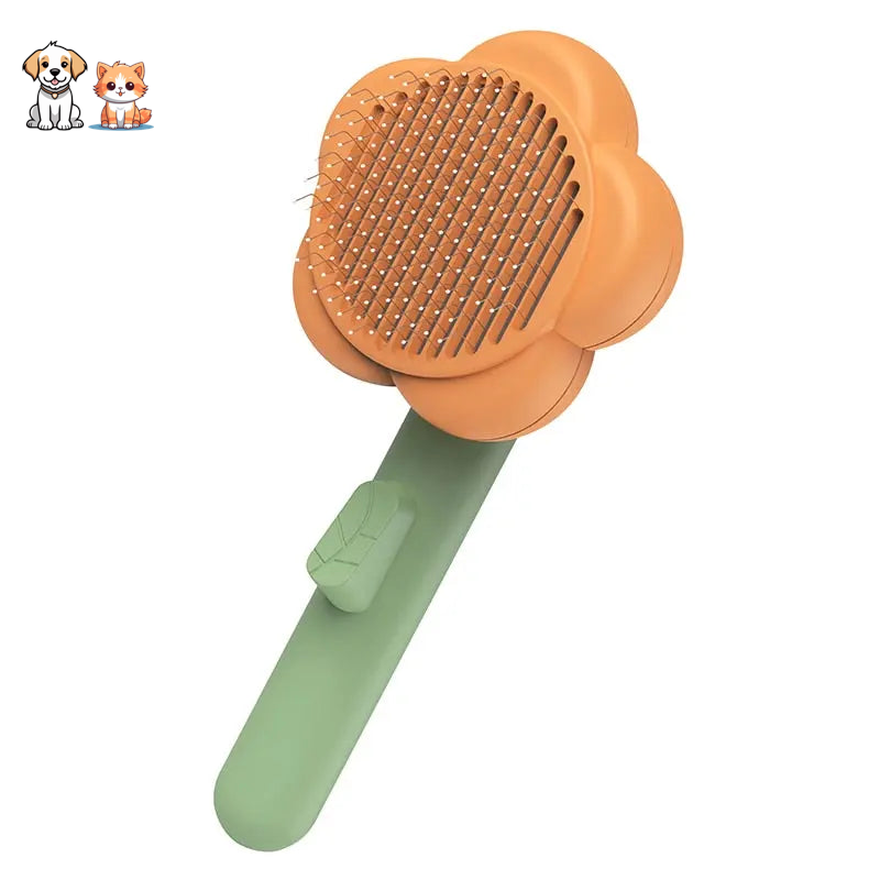 Peigne en acier inoxydable pour chat