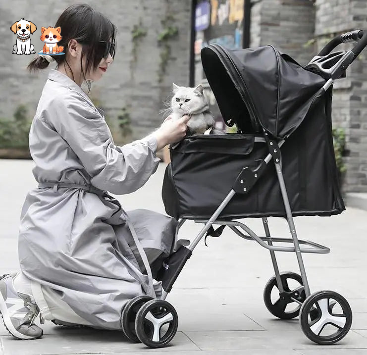 Removable cat stroller