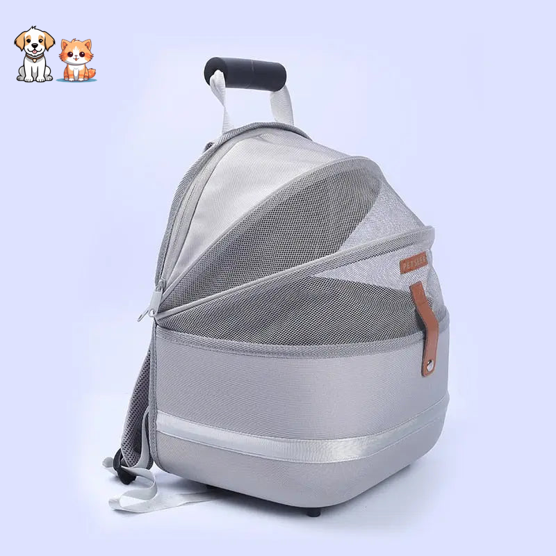 Mochila para gatos portátil y transpirable.