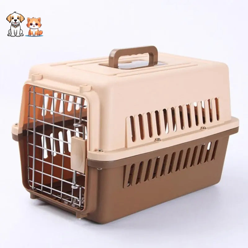 Caisse de transport aérée pour chat