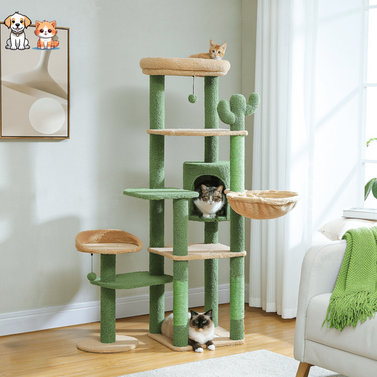 Grand arbre à chat cactus 150 cm