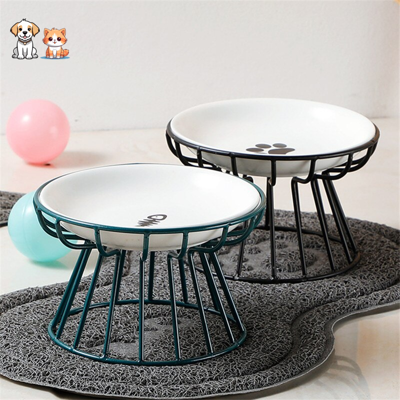 Gamelle pour chat réhaussée
