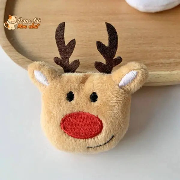 Noël Jouets en Peluche, décors de Noël, Père Noël, Bonhomme de neige, Sapin, Renne, Nounours, clochette, poupées - Pour Chat - MonNoëlChat™