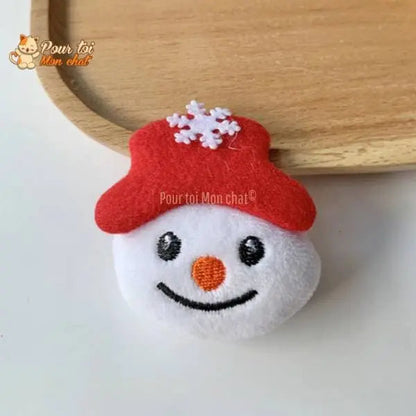 Noël Jouets en Peluche, décors de Noël, Père Noël, Bonhomme de neige, Sapin, Renne, Nounours, clochette, poupées - Pour Chat - MonNoëlChat™