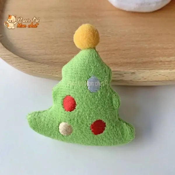 Noël Jouets en Peluche, décors de Noël, Père Noël, Bonhomme de neige, Sapin, Renne, Nounours, clochette, poupées - Pour Chat - MonNoëlChat™