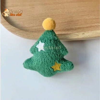 Noël Jouets en Peluche, décors de Noël, Père Noël, Bonhomme de neige, Sapin, Renne, Nounours, clochette, poupées - Pour Chat - MonNoëlChat™