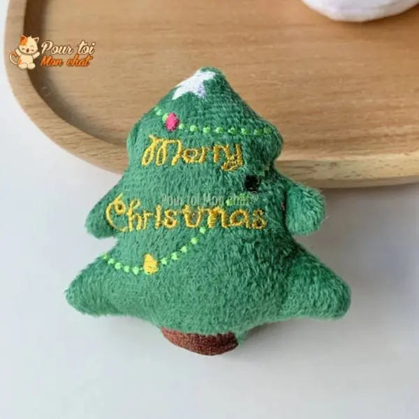 Noël Jouets en Peluche, décors de Noël, Père Noël, Bonhomme de neige, Sapin, Renne, Nounours, clochette, poupées - Pour Chat - MonNoëlChat™