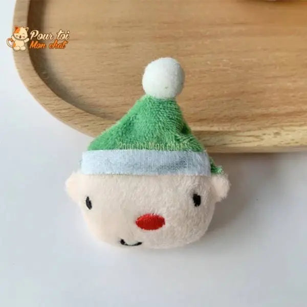 Noël Jouets en Peluche, décors de Noël, Père Noël, Bonhomme de neige, Sapin, Renne, Nounours, clochette, poupées - Pour Chat - MonNoëlChat™