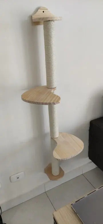 Arbre à gratter en sisal naturel pour chat