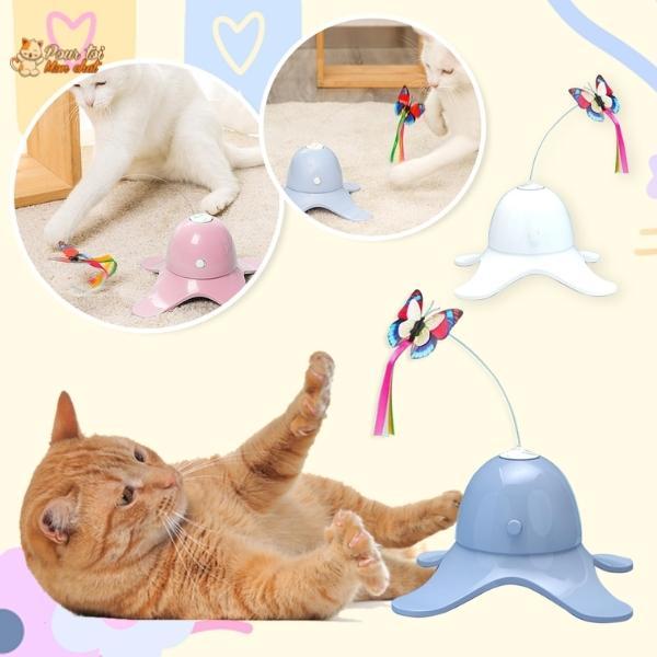 Jouet Papillon Volant pour Chat - Attrap'Papillon™