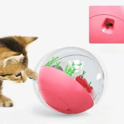 Balle de jeu interactive “aquarium” pour chat - AQUA'CHAT™