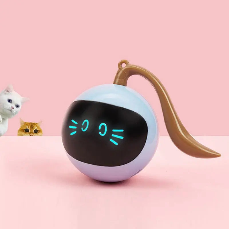 Balle interactive rotative et intelligente à LED pour chaton