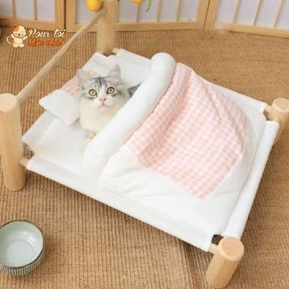 Lit Chaud et Confortable - Lit et Sac de couchage pour Chats - Bedcat™