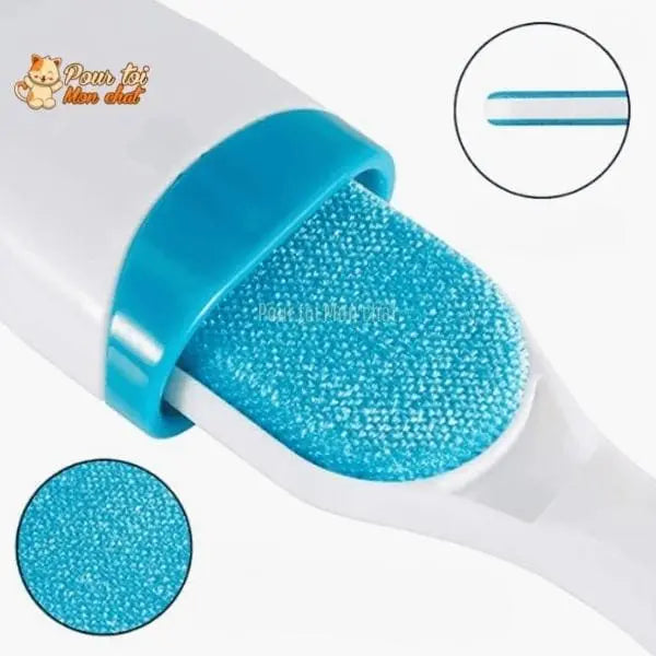 Brosse à poils pour Chat sur Vêtement et Canapé - Chat'Brosse'Tout™