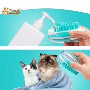 Brosse de bain et de massage pour chat – Toilettage’Chat™