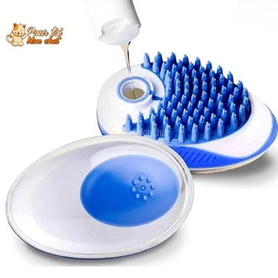 Brosse de bain et de massage pour chat – Toilettage’Chat™